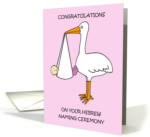 Congratulations on Hebrew Naming Ceremony for Baby Girl card (1748306)