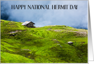 National Hermit Day October 29th Remote Home card