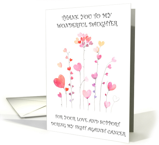 Thank You to My Daughter During Fight Against Cancer card (1748746)