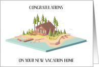 Congratulations on New Vacation Home card
