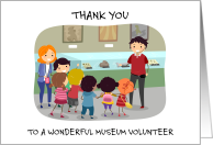 Thank You to Museum Volunteer Children and Staff card