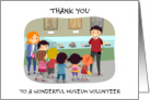 Thank You to Museum Volunteer Children and Staff card