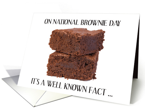 National Brownie Day December 8th card (1751994)