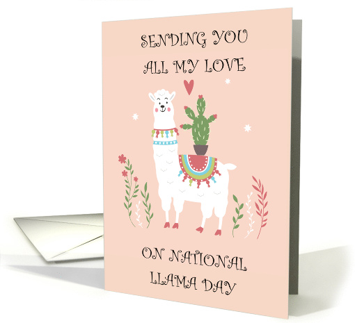 National Llama Day December 9th card (1752002)