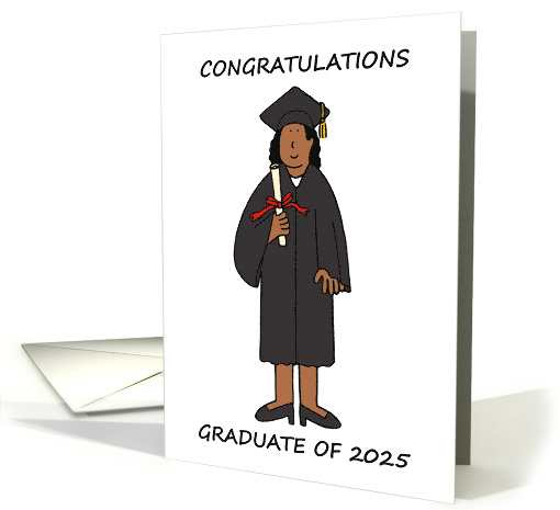 Graduation 2025 Congratulations For Her African American card