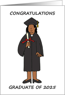 Graduation 2025 Congratulations For Her African American card