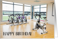 Happy Birthday to Indoor Cycling Instructor card
