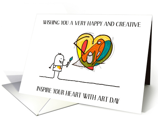 Inspire Your Heart with Art Day Janury 31st Artist Painting card