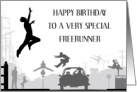 Happy Birthday Parkour Freerunner card