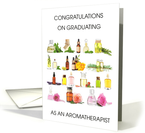 Congratulations on  Graduating as an Aromatherpist card (1758192)