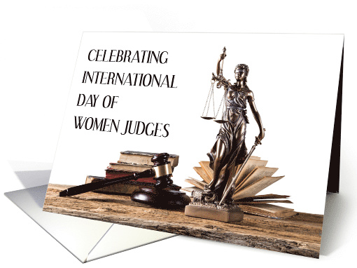International Day of Women Judges March 10th card (1758566)