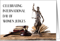 International Day of Women Judges March 10th card