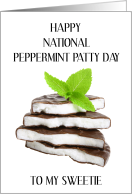 National Peppermint Patty Day February 11th card
