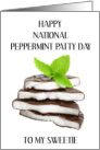 National Peppermint Patty Day February 11th card