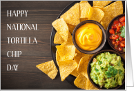 National Tortilla Chip Day February 24th card