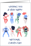 National Curves Day October Plus Size Ladies card