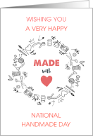 National Handmade Day April card