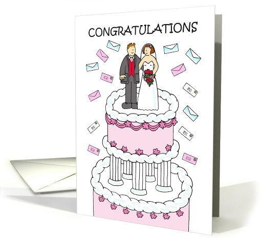 Congratulations to Mail Carrier on Marriage or Wedding Day card