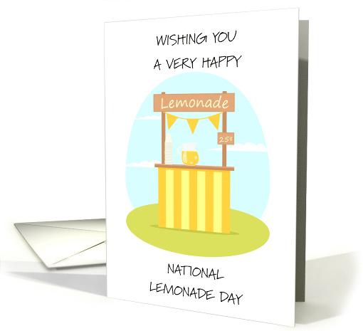 National Lemonade Day May Lemonade Stand card (1768264)