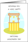 National Lemonade Day May Lemonade Stand card