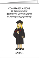 Congratulations Bachelor of Science Degree Aerospace Engineering card
