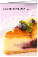 National Blueberry Cheesecake Day May 26th card