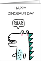 Happy Dinosaur Day June 1st card