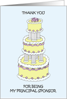 Thank You to Principal Sponsor Stylish Wedding Cake card