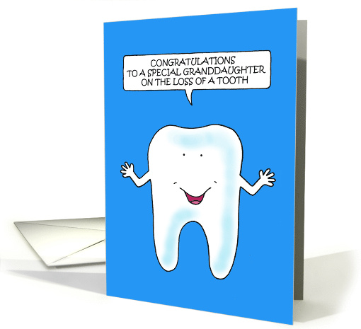 Congratulations to Granddaughter on Loss of Tooth Talking Tooth card