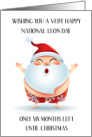 National Leon Day June 25th Cartoon Summer Santa card