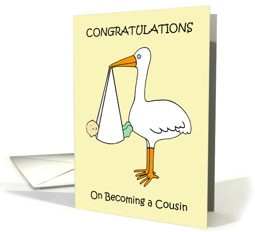 Congratulations on Becoming a Cousin card (1779610)