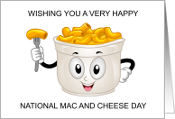 National Mac and Cheese Day July 14th card