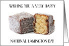 National Lamington Day July 21st card