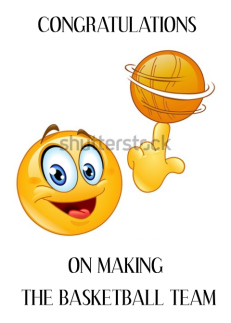 Congratulations on Making the Basketball Team