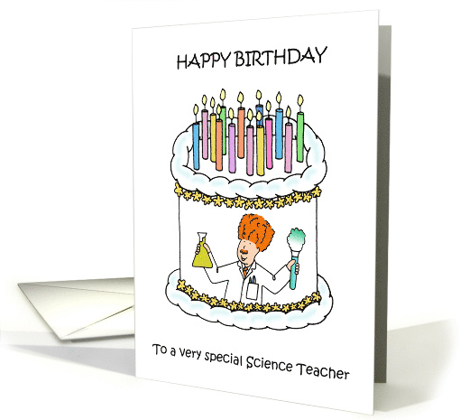 Happy Birthday to Science Teacher card (1785784)