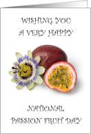 National Passion Fruit Day August 9th card