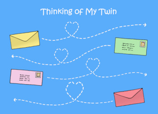 Thinking of My Twin Envelopes Flying Through the Sky