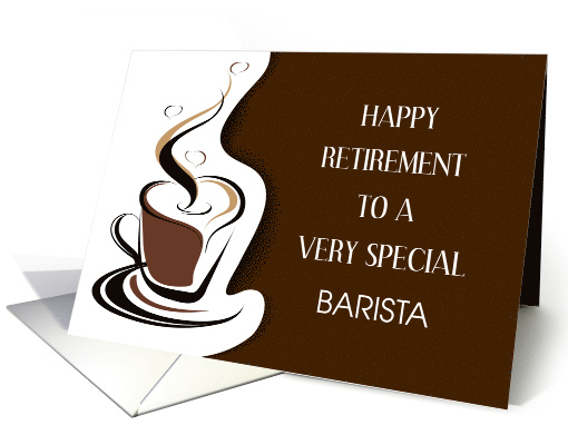Happy Retirement to Barista card (1792066)