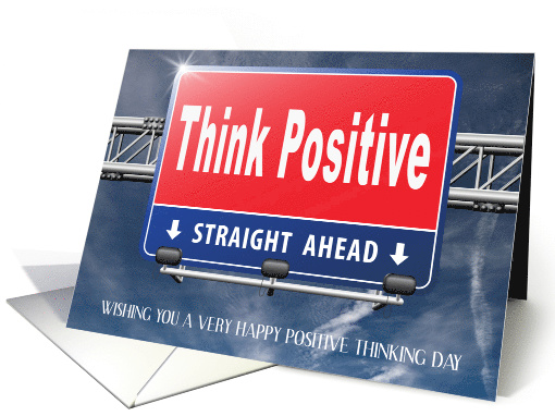 Positive Thinking Day September 13th card (1795644)