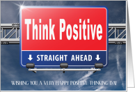 Positive Thinking Day September 13th card