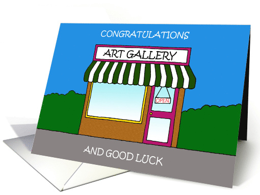 Congratulations New Art Gallery Opening card (1795736)