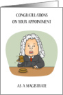 Congratulations on Your Appointment as a Magistrate Judge card