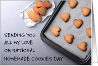 National Homemade Cookies Day October 1st card