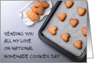 National Homemade Cookies Day October 1st card