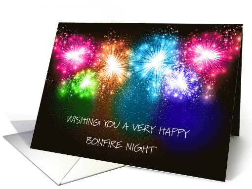 November 5th Bonfire Night Fireworks card (1800410)