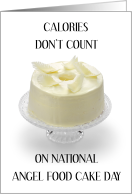 National Angel Food Cake DAy October 10th card