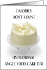 National Angel Food Cake DAy October 10th card