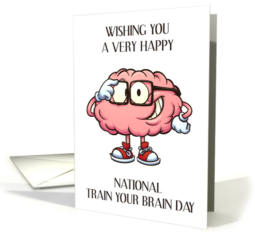 National Train Your Brain Day October 13th card (1801728)