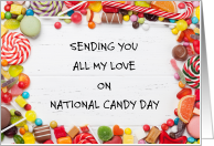National Candy Day November 4th card