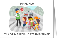 Thank You to Crossing Guard card